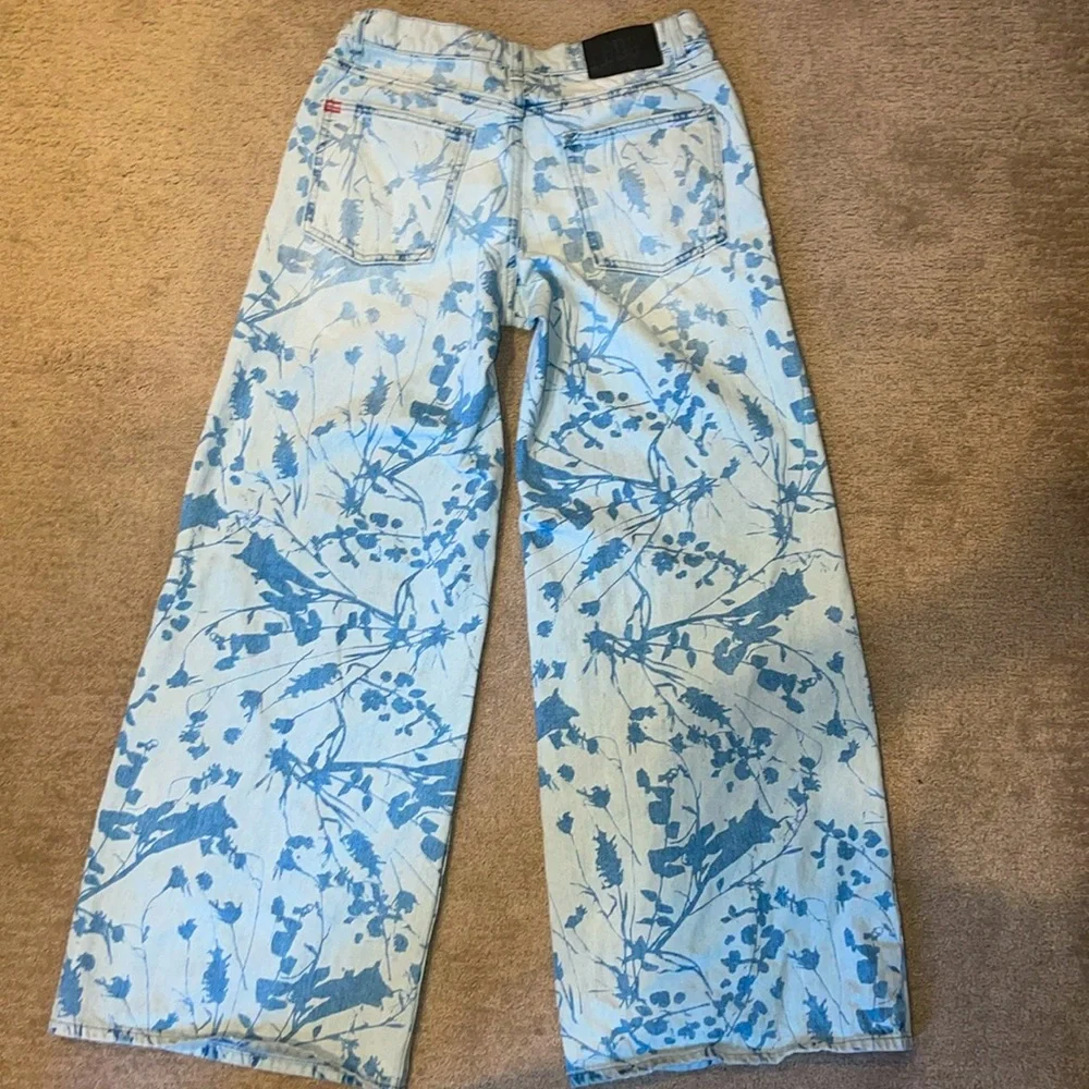 BDG Blue Flare Wide Leg Jeans - Picture 3 of 3